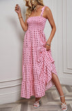 Fongt Shooting 2026Wish Spring Sexy Bareback Print Holiday Wind Sling Dress Woman