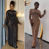 Fongt Women's Fashion Bodywear Body Armor Solid Color Body Repair Hip Two Sets Of Knitted Long Skirt Suit Woman