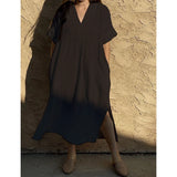 Fongt Cotton Crepe Beach Smock Bohemian Beach Dress Bikini Swimsuit Sun