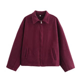 Fongt Women's 2025 Explosion Vintage Fashion Casual Long Sleeve Jacket Jacket
