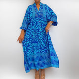 Fongt 2025 New Women's Elegant Temperament Fashion Women's Clothing Print Loose Dress