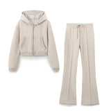 Fongt Homemade New Women's Double-Sided Sleetch Slitting Horn Trousers 3641845