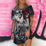 Sleeve Off Shoulder Loose Tank
