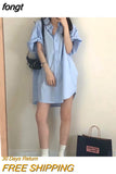 Women Solid Button BF Design Simple Elegant Basic All-match Casual Cozy Street Wear Korean Style Chic Retro College