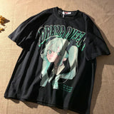 Drama Queen Anime Graphic T-shirt-Outfit