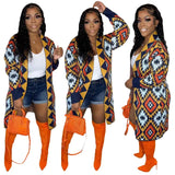Fongt New Women's Dress Color Long Handmade Knitted Coat-Outfit