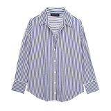 Fongt 2025 Women's Silk Shirt Loose Spring Casual Street Fashion
