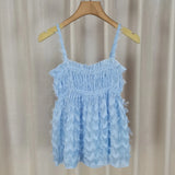 Vintage Tuxedo Sling Female Summer New Korean Version Of The Ocean Vest Sweet Thin Hottie Sleeveless