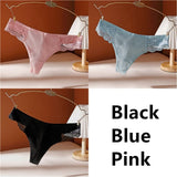 Cotton Panties Women G-String Ladies Sexy Panties Ladies Ladies Thong Underwear Solid Color Comfortable Lace Edge