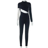 Fongt Women's Clothing 2023 Autumn And Winter New Street Tight Solid Color Irregular Umbilly