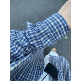 Fongt Plaid Shirt Women 2025 Spring And Autumn New Loose Lazy Trinkets Coat