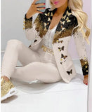 Fongt Example Of The New Casual Fashion Suit Women's Suit Suit