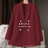 Fongt And Autumn Small Suit Jacket Women 2025 New Korean Version Of The Relaxed Leisure Net Red Suit Women's Top