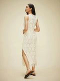 Fongt New Women's Spring Summer French Sleeveless Chiffon Vest Temperament Vest Dress Suit