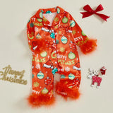 Fongt Children's Haha Clothes Spring And Autumn Baby Multi-Colored Broken Flower Long-Sleeved Infant Pajamas