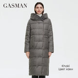 2022 Women's Winter Jacket Long Faux fur sheep curl Designer Female Coat Windproof Hat Big pocket Women's jacket