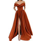 Fongt 2025 New Party Evening Dress Word Shoulder-Singing Noodles Long Overseas Warehouse