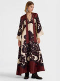 Fongt Women's Dress Middle East Dress Muslim National Windcoat
