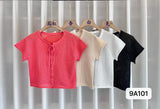 Fongt New Pure Style Short Sleeve Retro Strapped With Cardigan Sweet Cool Hottie Knitted