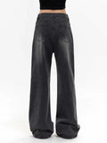 Vintage Wash High Waist 90s Baggy Jeans-Outfit