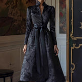 Fongt Elegant Spring And Autumn Long-Sleeved Vertevery Party Dress Explosion