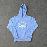 Five-Star Ship Printing Loose Hooded Hoodie Street Sports And Leisure Suit Trend-Outfit