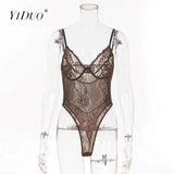 Catsuit Floral Straps