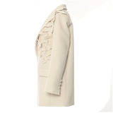 Fongt New Overweight Worker Butterfly Burning Flowers Loose-Render Version Of The Blazer Top 1747