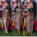 Piece Sets African Dresses For Women Big Size Clothing Dashiki Tassel Sequins Abaya Muslim Dress Africa Clothes Robe