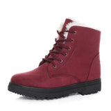 Boots Plus Size 44 Snow Boot For Women Winter Shoes Heels Winter Boots Ankle Botas Mujer Warm Plush Insole Shoes