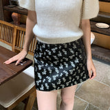 Fongt Price Does Not Return] Xixi Autumn Temperament High Waist Half-Body Skirt A Word Ass Short Skirt 85031