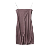 Slimming Shows A Thin, High-Waisted Double-Layer Flat-Mouth Dress, A Woman's Summer Tight Buttocks Sling Skirt.-Outfit