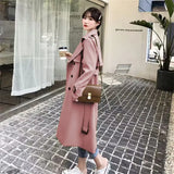 Fongt Windcoat Woman 2025 Spring And Autumn New Korean English Wind Long Short Jacket Tat