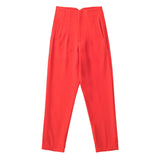 Fongt And Summer 2025 New Fashion Multi-Color Pendant High-Waisted Halon Casual Suit Pants