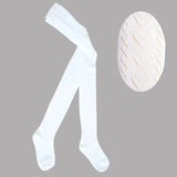 Children's Cotton Pantyhose Knitting Mesh Breathable Spring Summer Dance Performance School Uniform Tights For