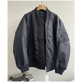2023 Winter Warm Women Baseball Jackets Oversized Basic Coat Zipper Loose Bomber Jacket Female Outwear Tops Chaqueta