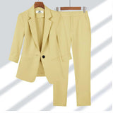 Fongt New Professional Casual Nine-Sleeve Suit Suit Women's Clothing