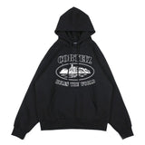 Fongt Graffiti Edig Dress Men's Clothing | 2025 Autumn And Winter Plus Thick Hooded Solid Coat Hoodie Hoodie Tide