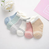 Pairs /lot 0 to 24M Summer Short Socks For Baby Cute Animal Newborn Infants Socks Extreme Soft Socks On Girls Boys