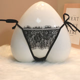 Fongt Eyelash Lace Thong Female Seduction Breathless Low-Rise Large-Size Shorts T-Pants