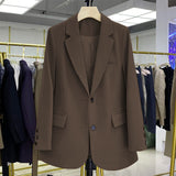 Fongt Suit Jacket Woman 2025 Design Sense Korean Version Of The New Fried Street Casual Temperament Trend Small Suit