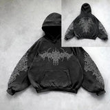 Fongt Wash Hooded Hoodie Hoodie Winter High Street Men And Women With The Same Shirt Top