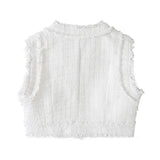 Fongt New Coarse-Woven Short-Coat Coat Coarse-Woven Mini-Skirt Set