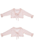 Pink Korean Kawaii Strap Dress Women Bow Sweet Elegant Party Mini Dress Female Print France Princess Fairy Dress 2022