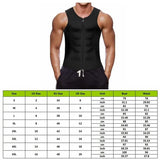 Men Zipper Nepprene Sauna Vest Sauna Suit Men Corset Body Shaper Belly Fat Steampunk Slimming Reducer Latex