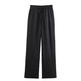 Fongt Women's Clothing 2025 New Casual Double-Dbuted Blazer + Trouser Suit Trend