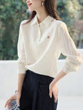 Fongt Temperament With Light And Thin Long-Sleeved Casual Shirts In The Spring Of 2025 New Basic Classic Commuter Shirts To Reduce The Age And Thin