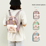 Quality Macaron Donuts Small Backpack Women Luxury Designer School Shoulder Bags Girls Multifunction Travel