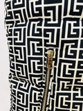 STREET Newest 2023 Witner Fashion Designer Jacket Women's Sleeveless Monogram Printed Puffy Hooded Down