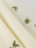 Fongt Spring V-Neck Lantern Sleeves National Style Embroidery Shirt Trend Sleeves